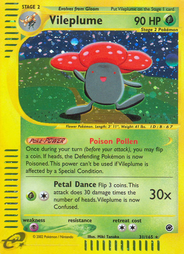 E-Series Expedition Holo Vileplume #31/165